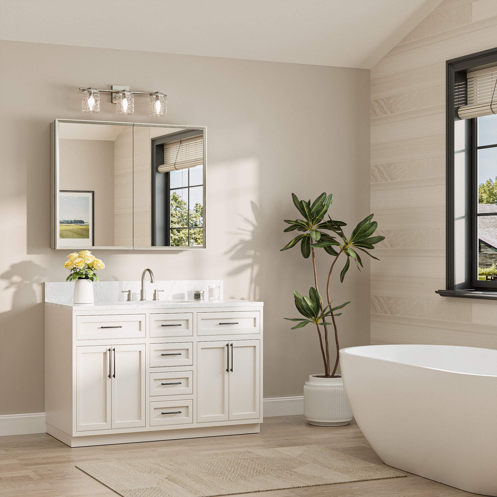 |32x40|Brushed Nickel