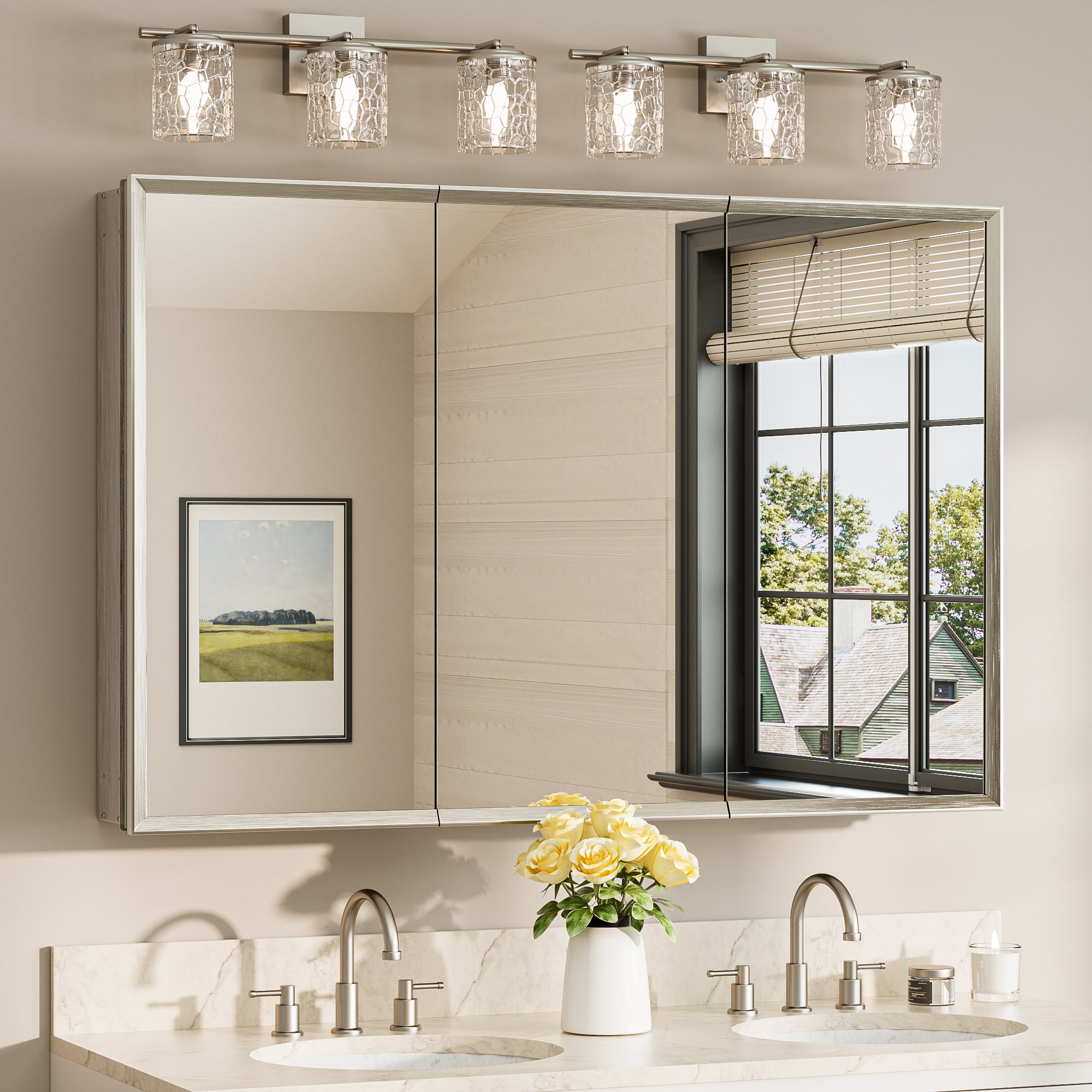 |32x48|Brushed Nickel