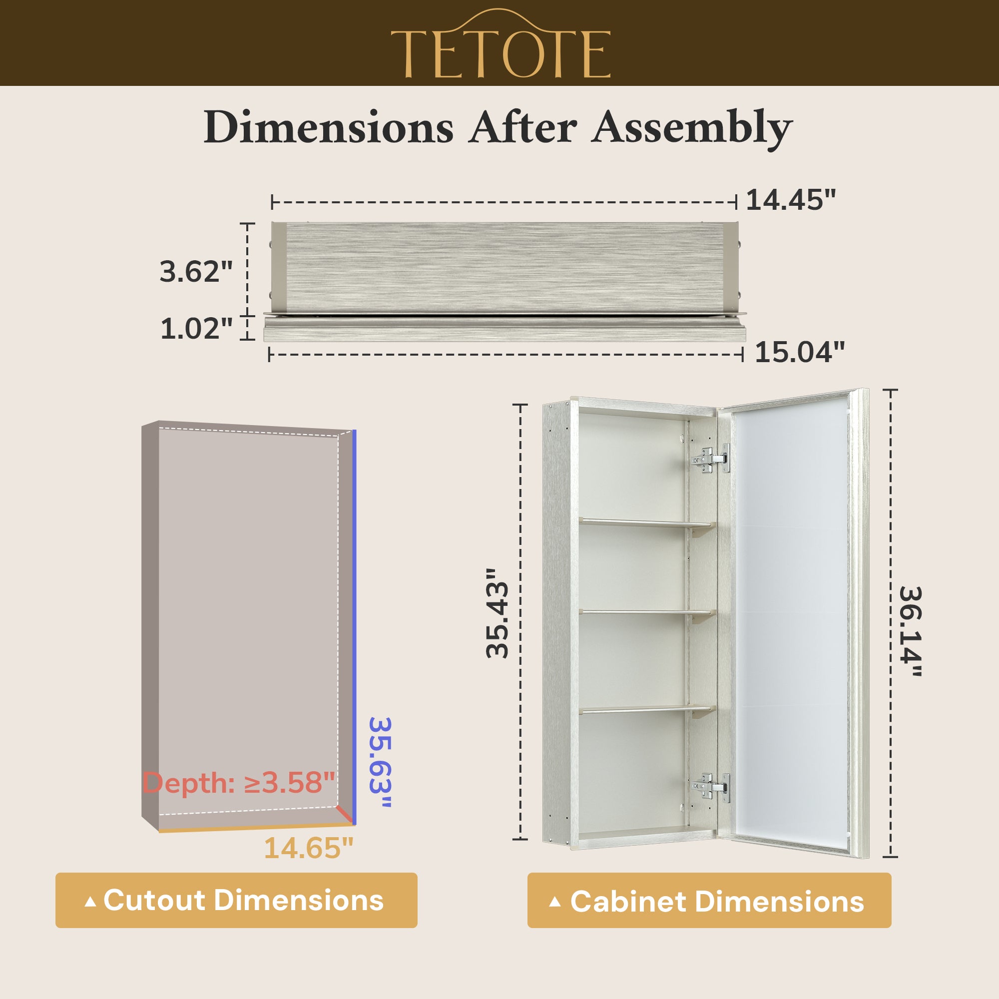 |36x15|Brushed Nickel