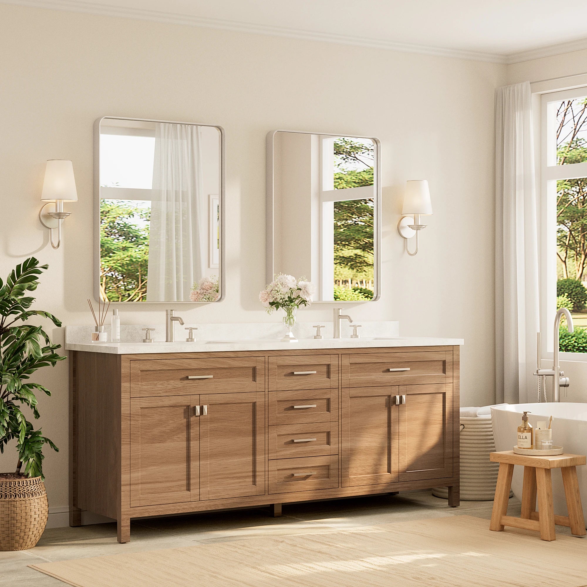 36x28|Brushed Nickel