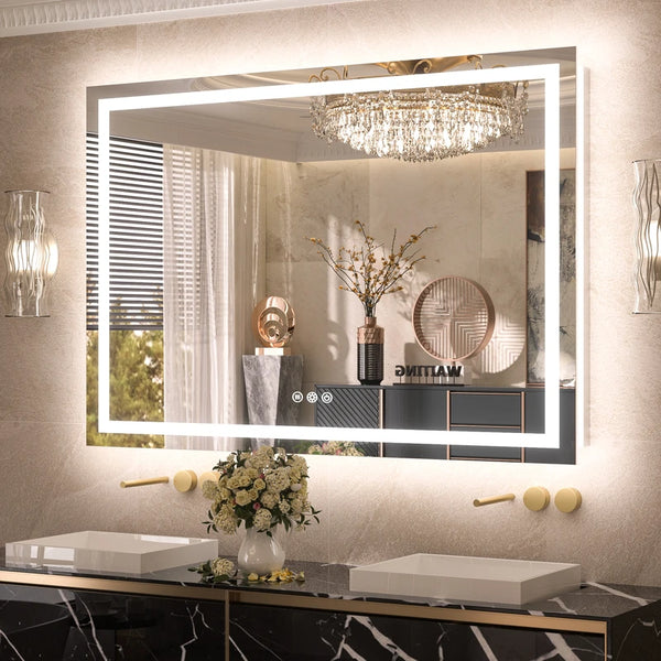 Dual LED Vanity Mirror