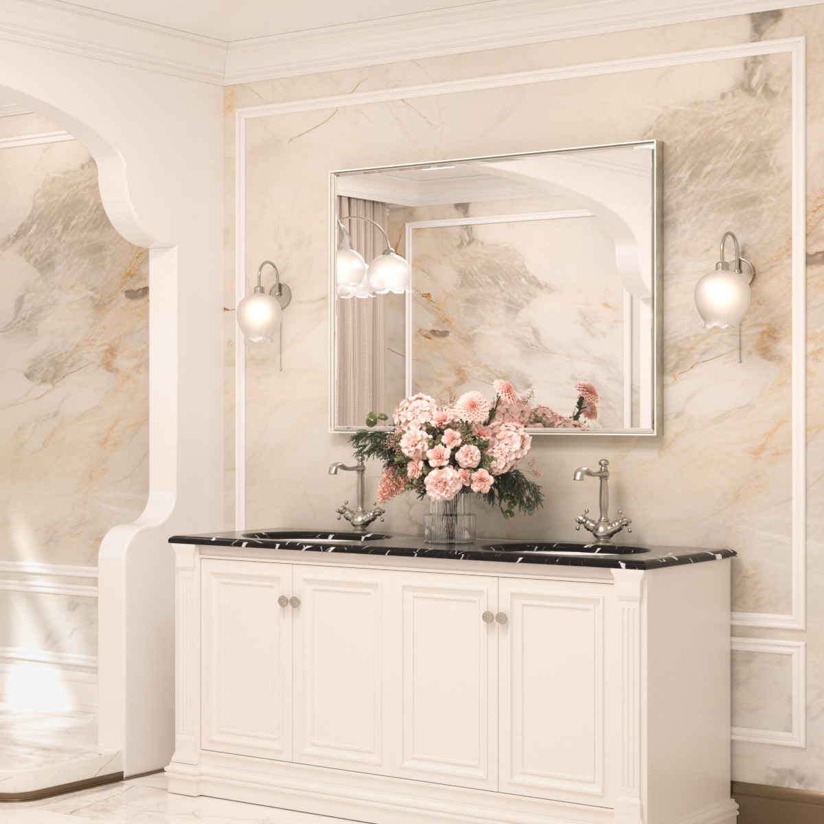 |36x48|Brushed Nickel