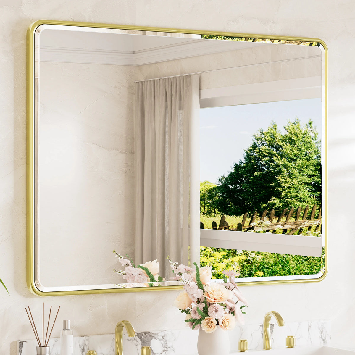 Beveled Edge Bathroom Mirrors