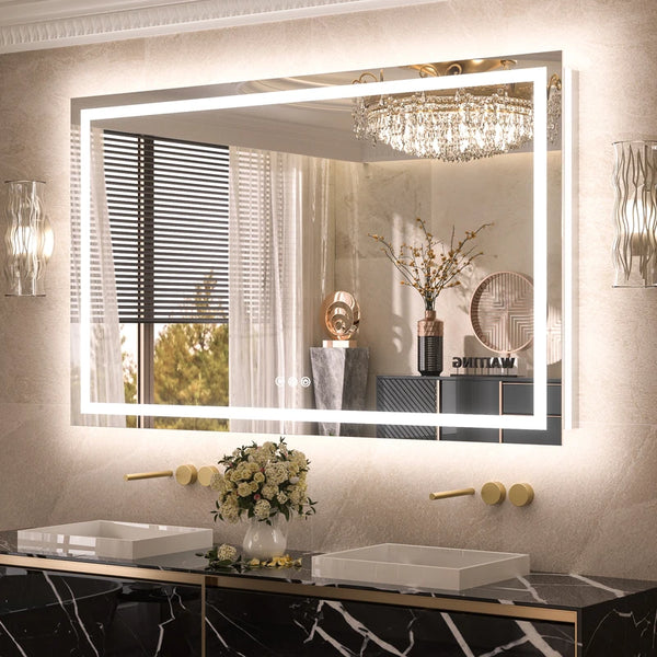 LED Bathroom Mirror, 3 Lighting Modes