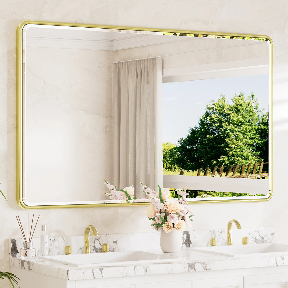 Beveled Edge Bathroom Mirrors