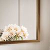 TETOTE Arched Mirror for Vanity Square Corner Bathroom Mirror