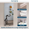 TETOTE Frameless Fitness Mirror Square Square Corner