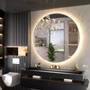 TETOTE Round 3-Color Backlit LED Bathroom Mirror