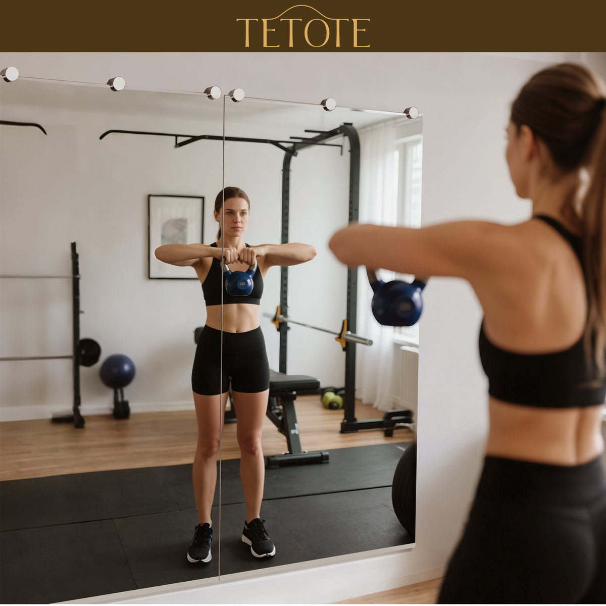 Shatterproof Frameless Gym Mirror