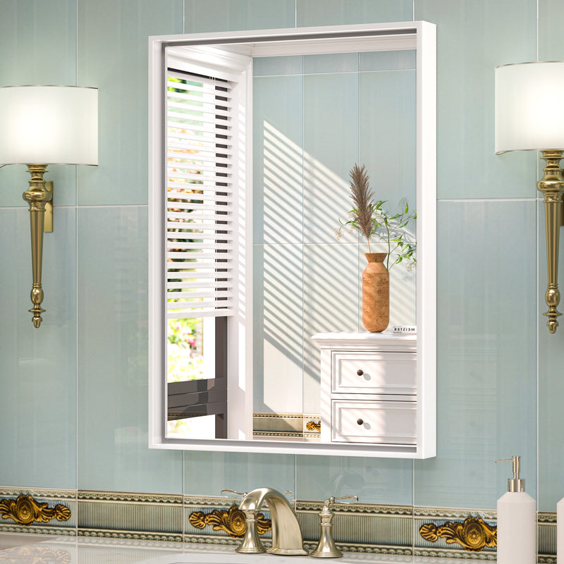 TETOTE Square Square Corner Bathroom Mirror