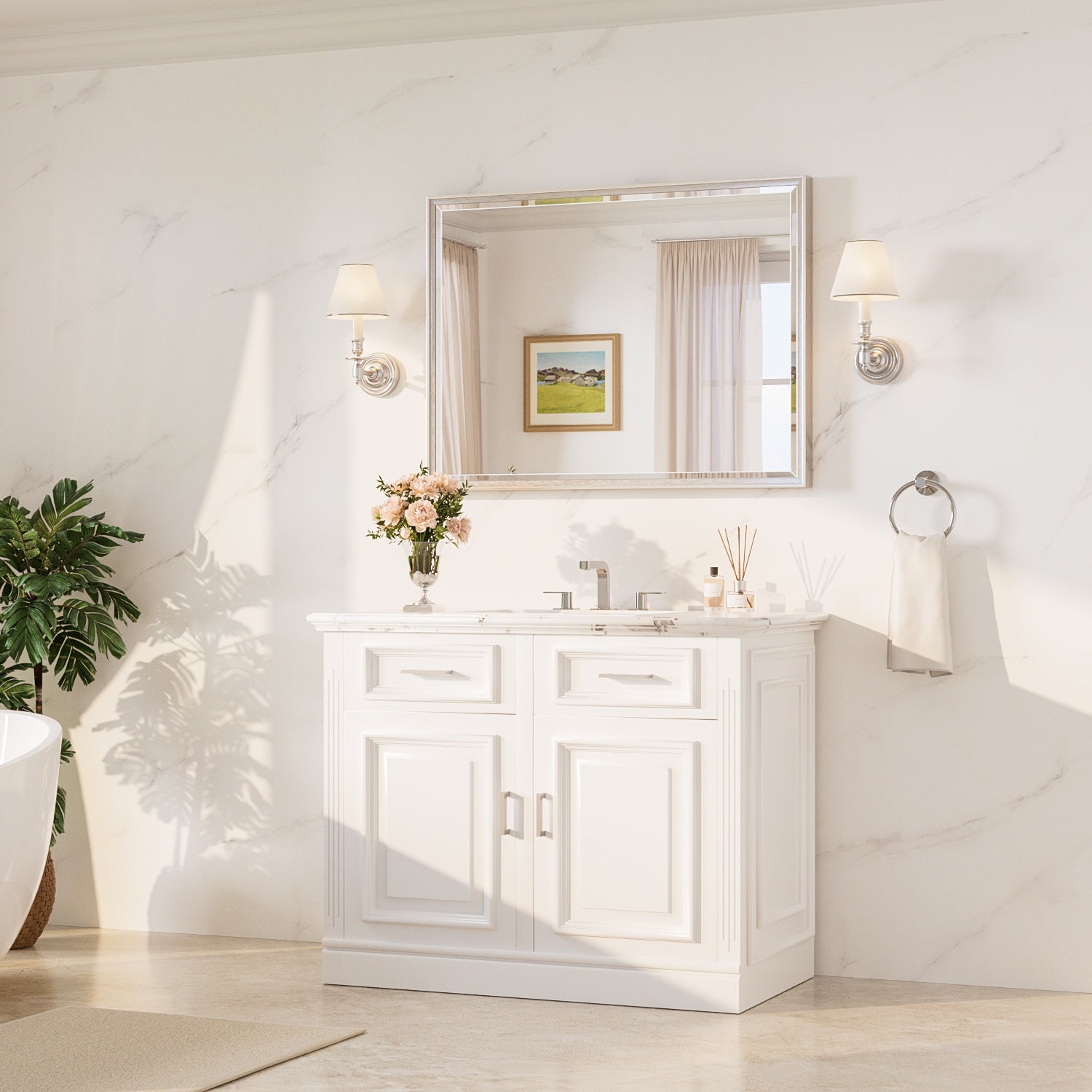 |40x30|Brushed Nickel