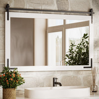Farmhouse Barn Door Mirror