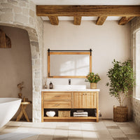 Farmhouse Barn Door Mirror
