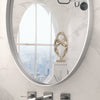 TETOTE Oval Bathroom Mirror Wall Mirror