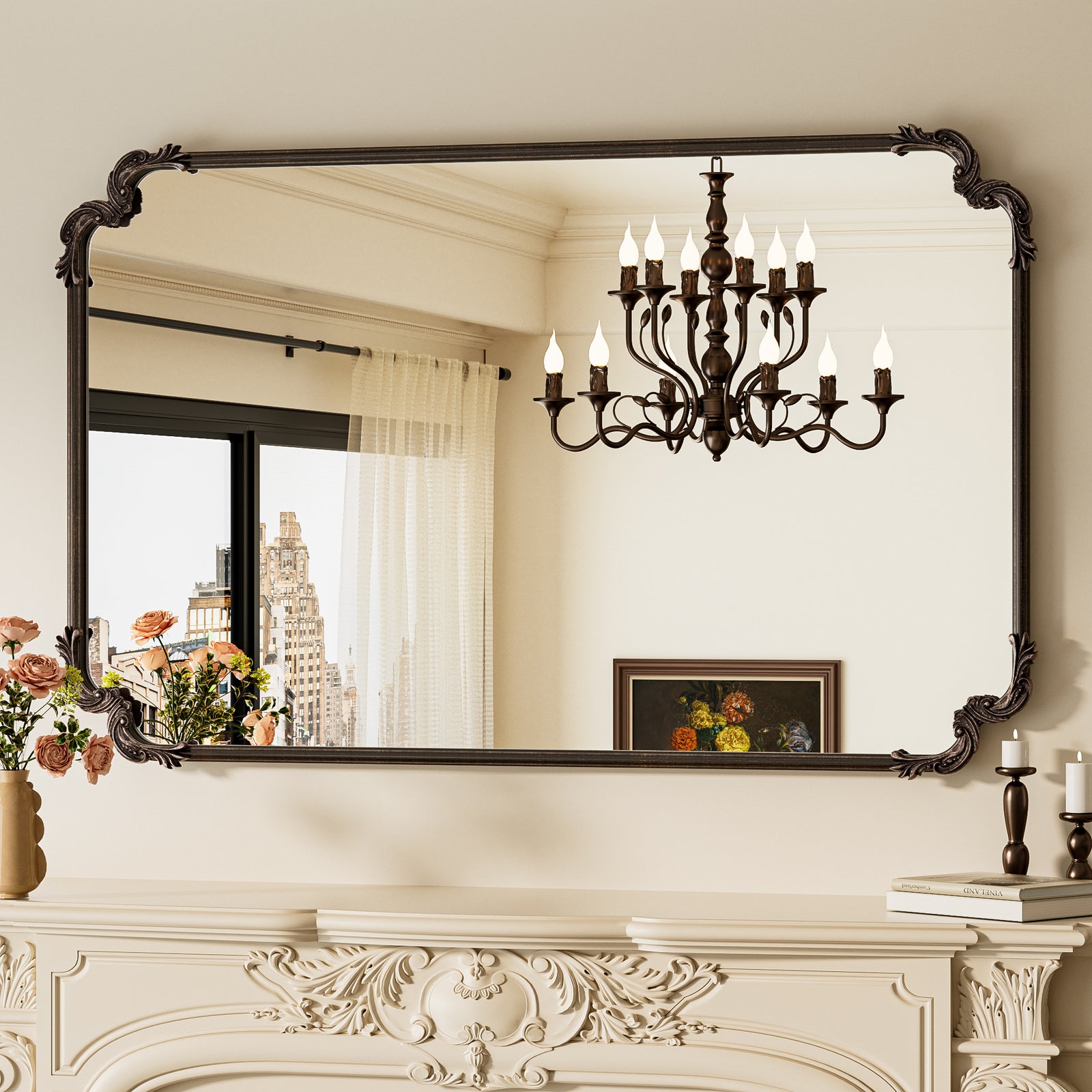 Framed Decorative Wall Mirror