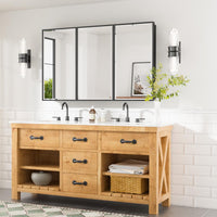 Beveled Medicine Cabinet with Mirror