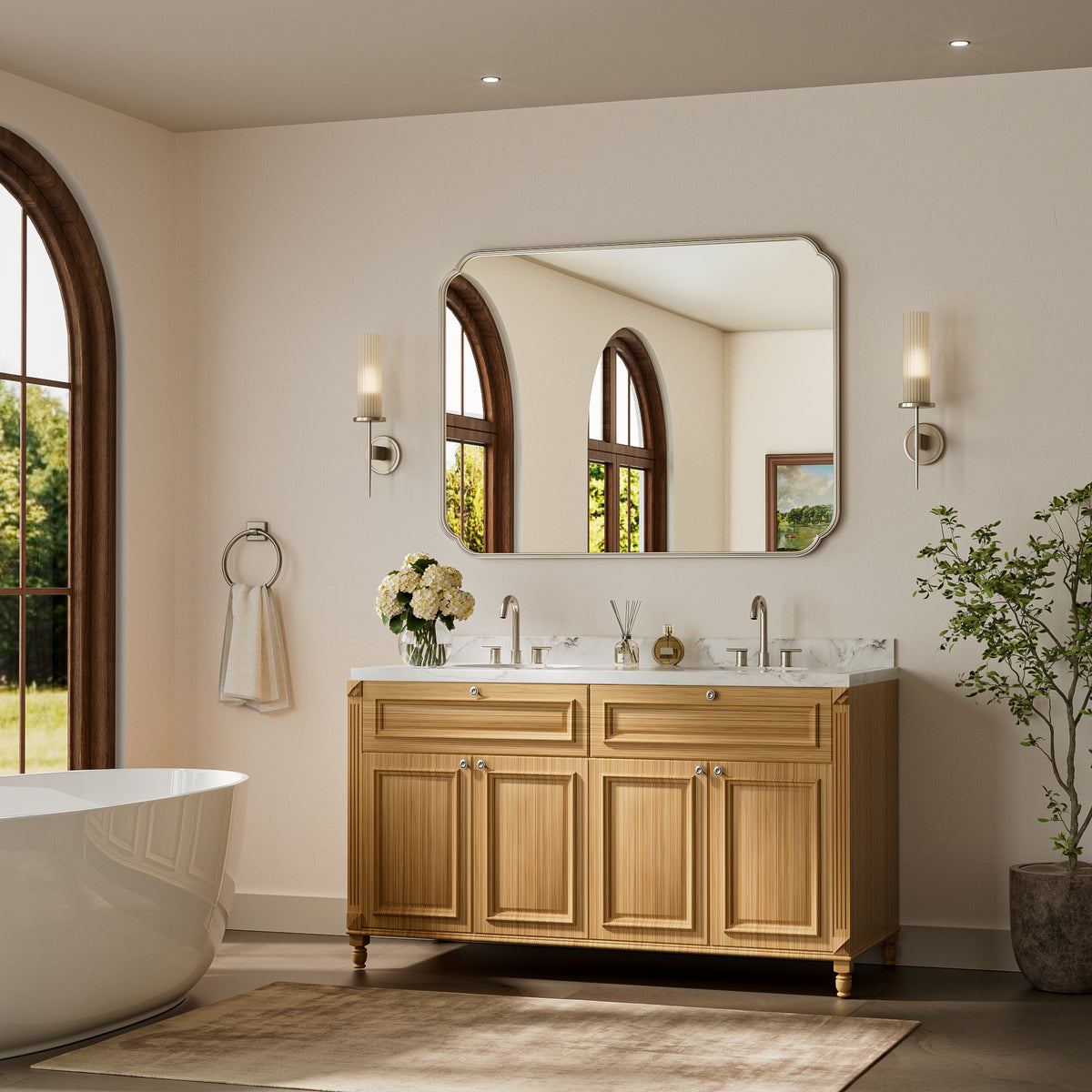 |48x36|Brushed Nickel