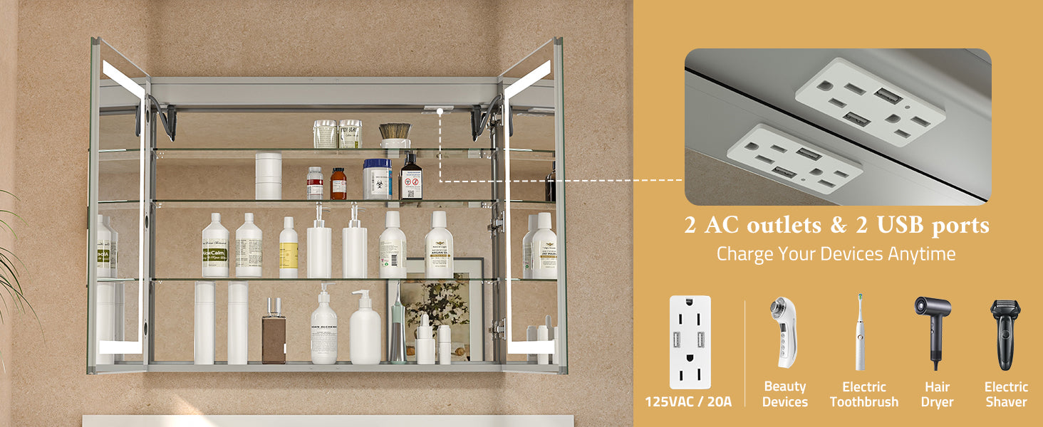 Outlets and USB