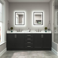 Framed Bathroom Mirror with Lights