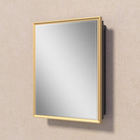 TETOTE Rectangular Mirror Medicine Cabinet