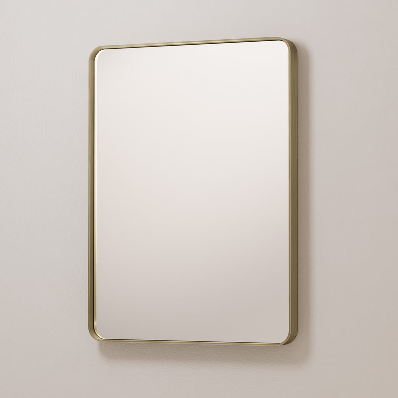 TETOTE Rectangular Metal Framed Mirror