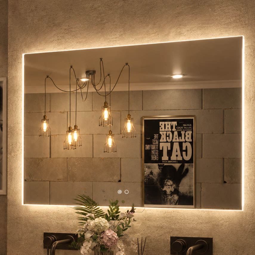 Backlit Bathroom Mirror