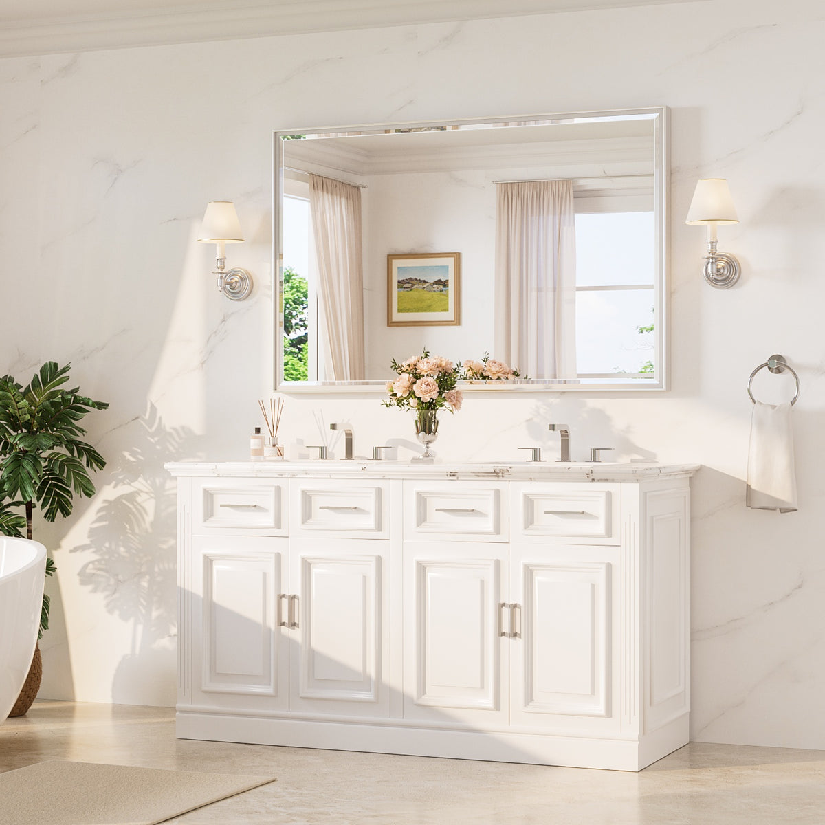|55x36|Brushed Nickel