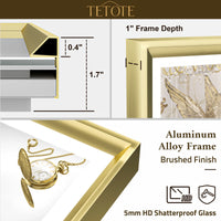 TETOTE Beveled Frame Frontlit & Backlit Mirror