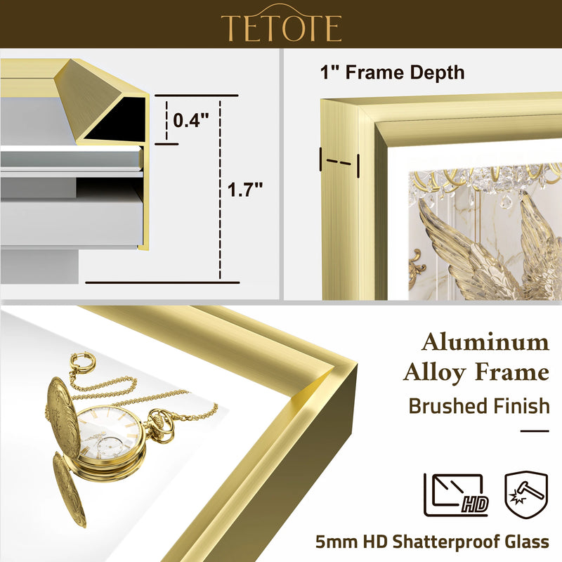 TETOTE Beveled Frame Frontlit & Backlit Mirror