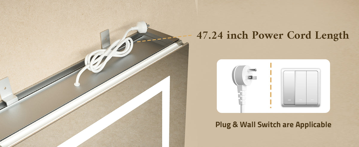 Hardwired vs Plug-In LED Medicine Cabinet installation comparison