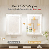 Trio-Lit LED Medicine Cabinet
