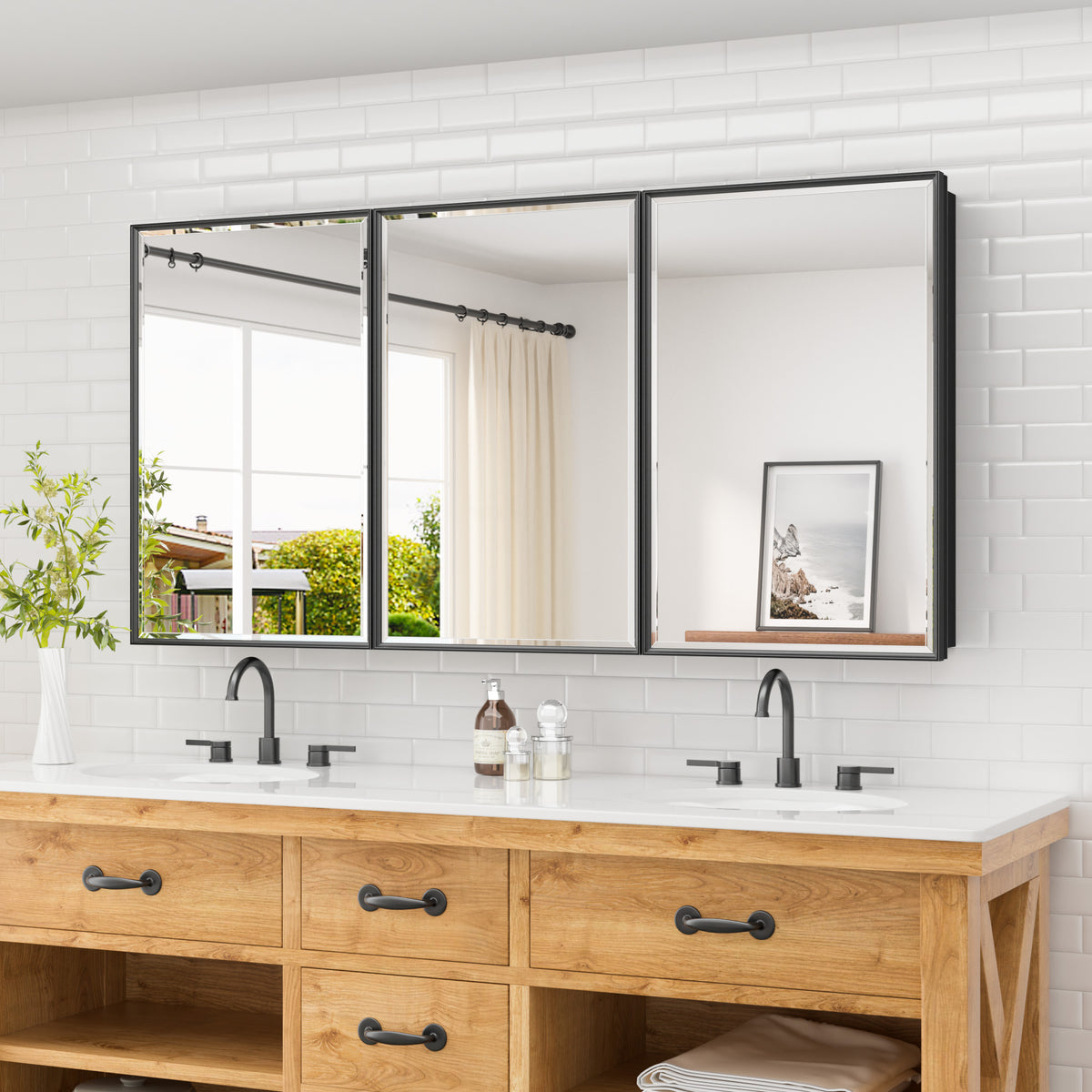 Botiquín con espejo rectangular TETOTE