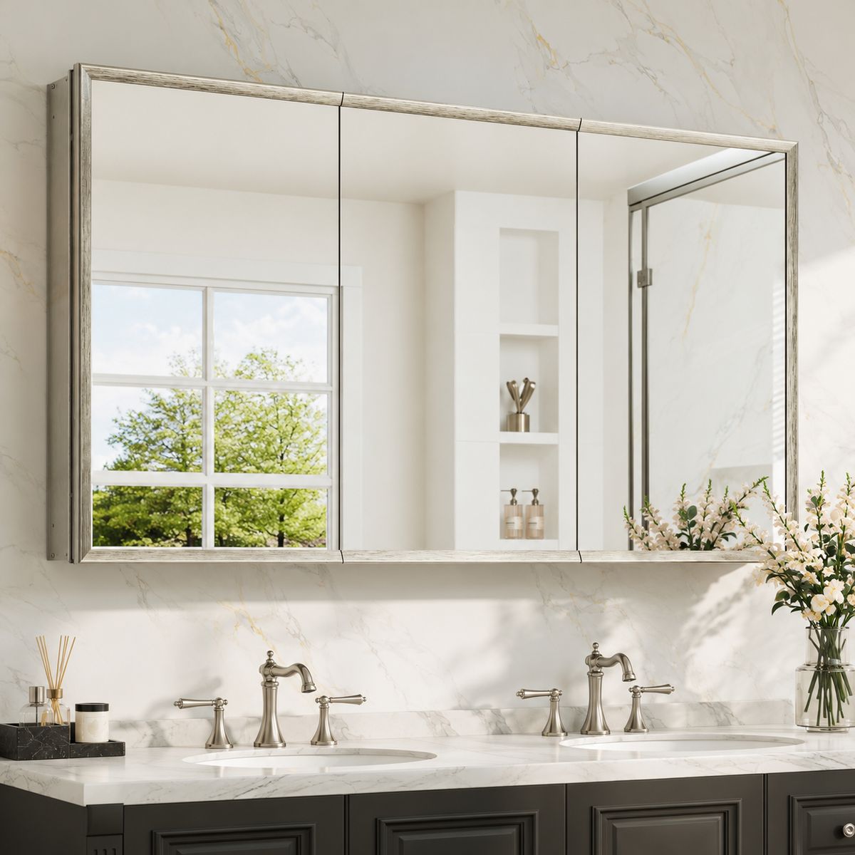 |60x32|Brushed Nickel