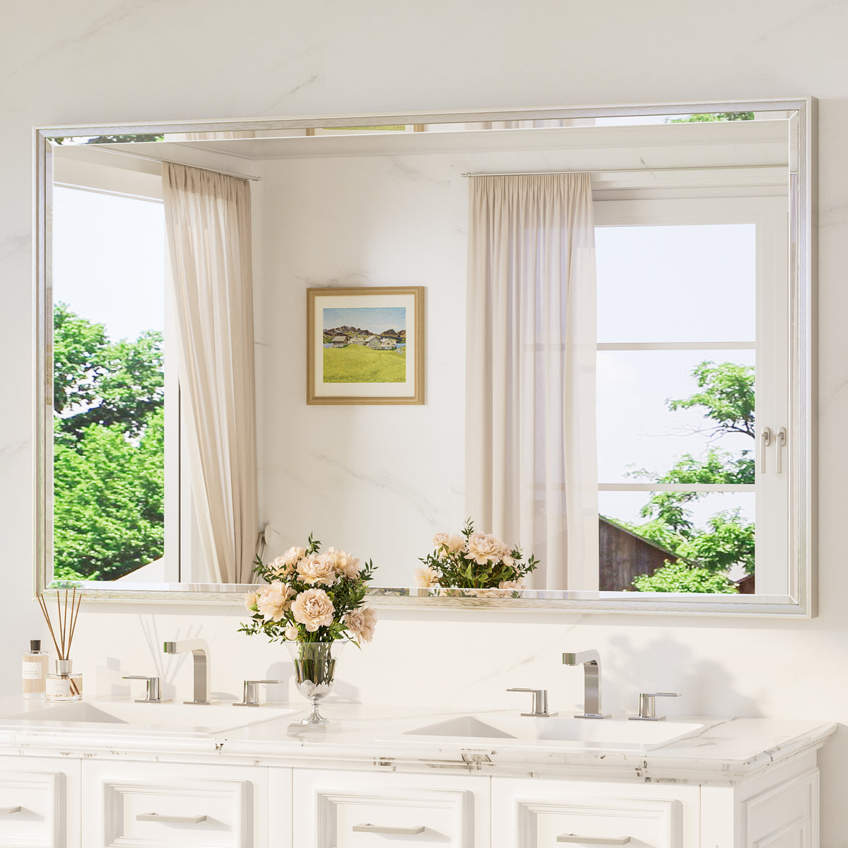 |60x36|Brushed Nickel