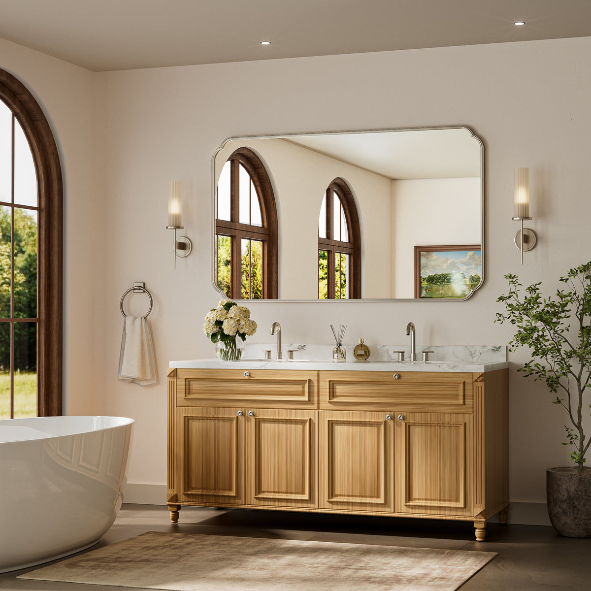 |60x36|Brushed Nickel