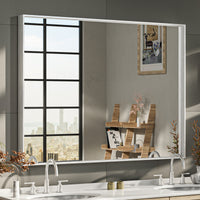 TETOTE Square Square Corner Bathroom Mirror