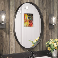 TETOTE Oval Bathroom Mirror Wall Mirror