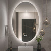 TETOTE Oval LED Bathroom Backlit Mirror