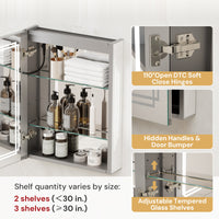 Trio-Lit LED Medicine Cabinet