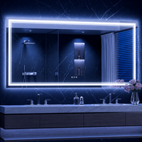 LED Bathroom Mirror & Bluetooth Speaker