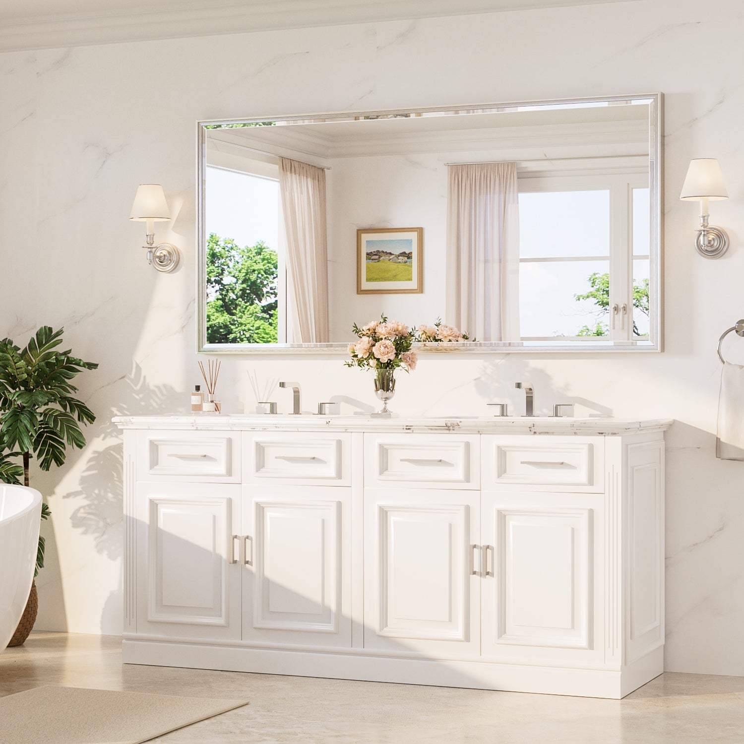 |72x36|Brushed Nickel