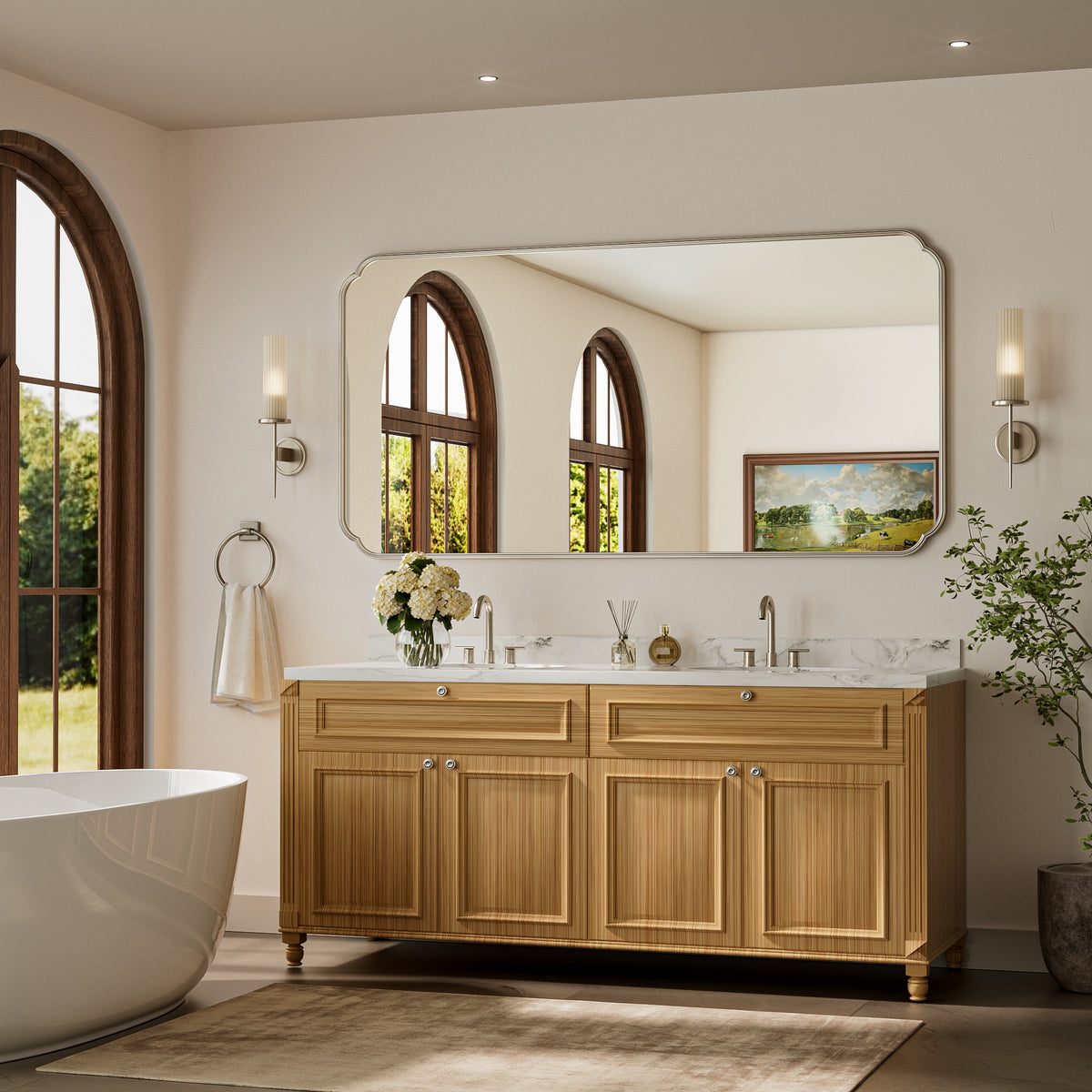 |72x36|Brushed Nickel