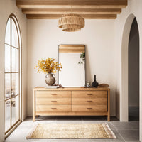 TETOTE Rectangular Metal Framed Mirror