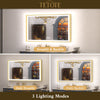 TETOTE Beveled Frame Frontlit & Backlit Mirror