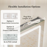 Trio-Lit LED Medicine Cabinet