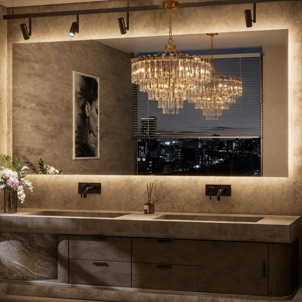 Backlit LED Bathroom Mirror