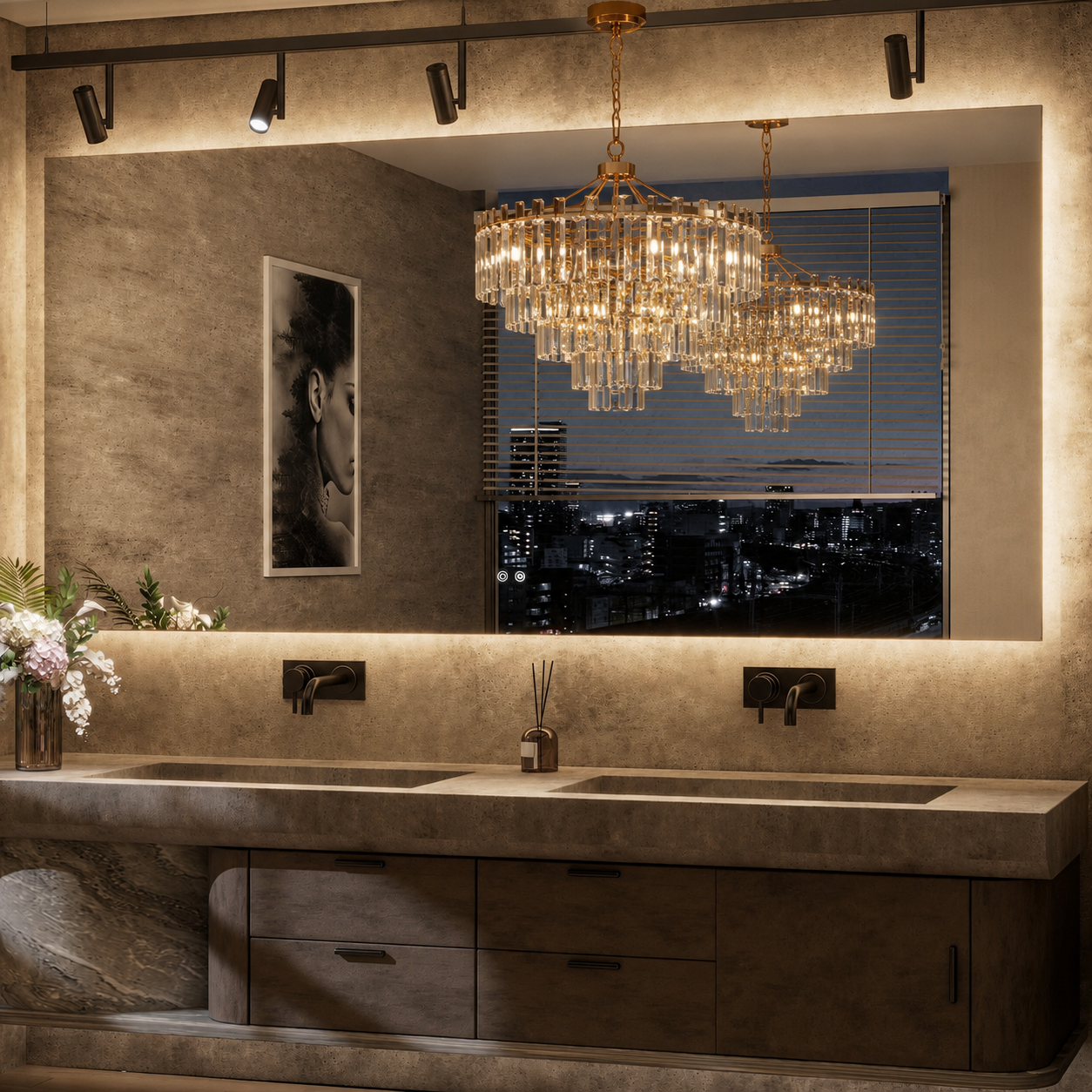 Backlit LED Bathroom Mirror