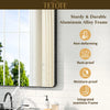 TETOTE Square Rounded Corners Metal FrameBathroom Mirror