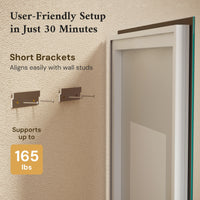 TETOTE  Frontlit & Backlit LED Mirror 3-Color Independent Control