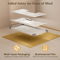 TETOTE  Frontlit & Backlit LED Mirror 3-Color Independent Control